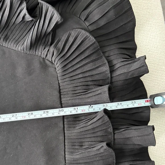 Black Ruffle Mini Dress - Picture 8 of 8